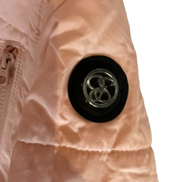 𝅺jessica Simpson Toddler Hoodie Puffer Pink Jacket 24 Months - Picture 3 of 7